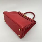 Hermes Kelly 25 Togo Rouge GHW
