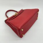 Hermes Kelly 25 Togo Rouge GHW