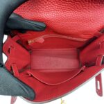 Hermes Kelly 25 Togo Rouge GHW