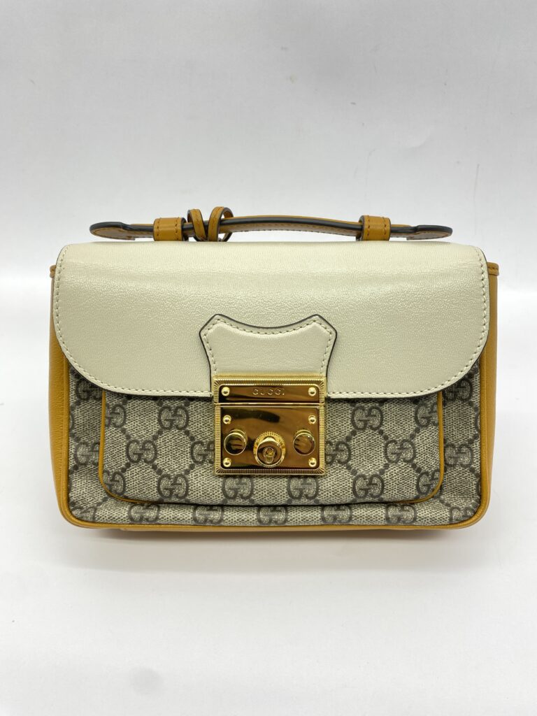 Gucci Padlock GG Supreme Ivory Saffran GHW