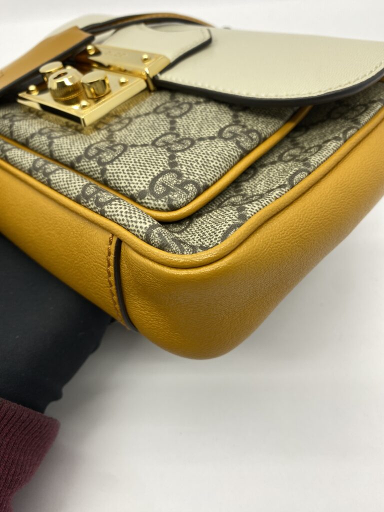 Gucci Padlock GG Supreme Ivory Saffran GHW
