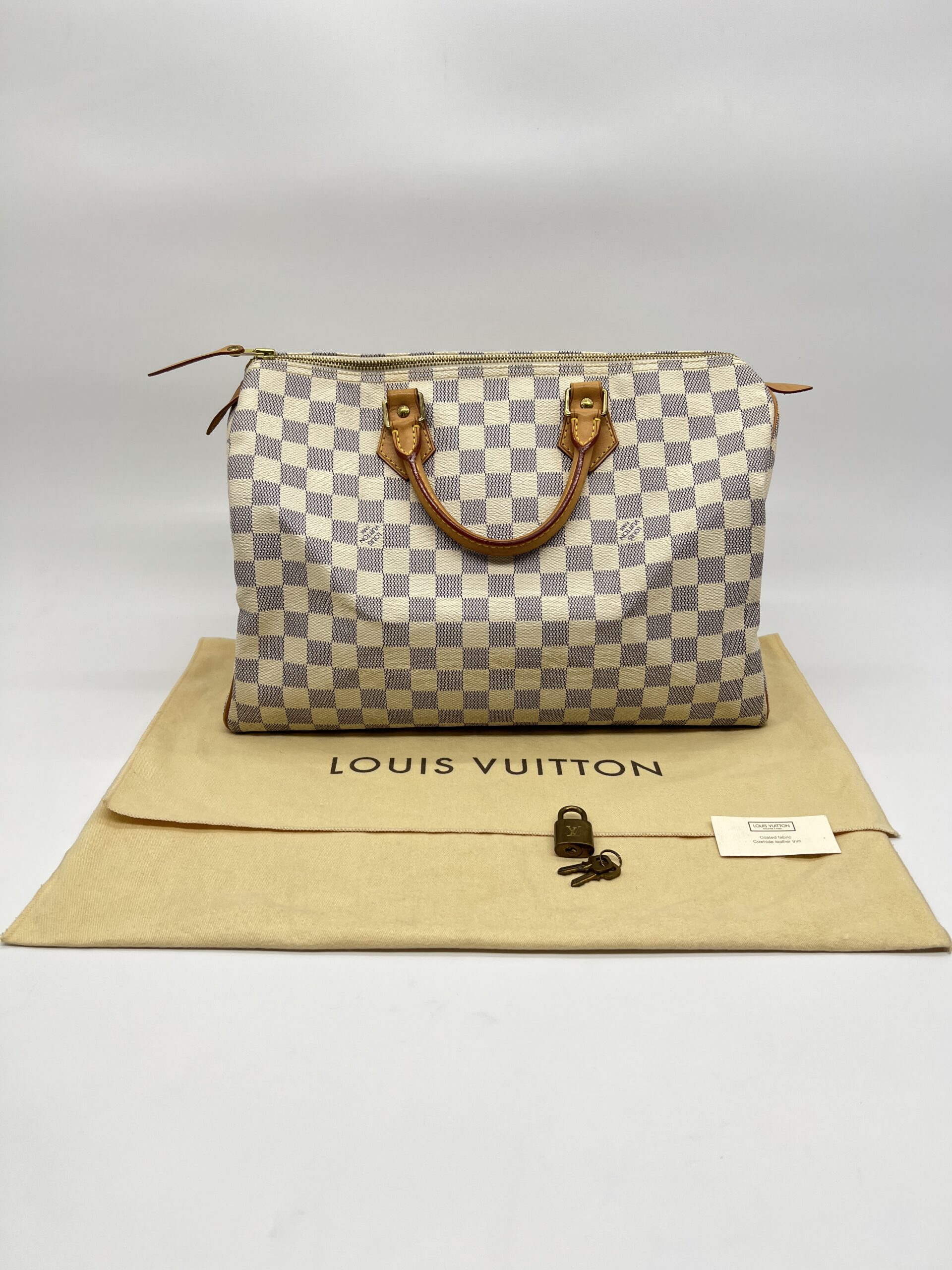 Louis Vuitton Speedy 35 Damier Azur GHW