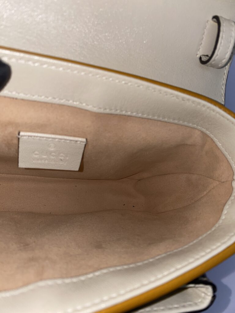 Gucci Padlock GG Supreme Ivory Saffran GHW