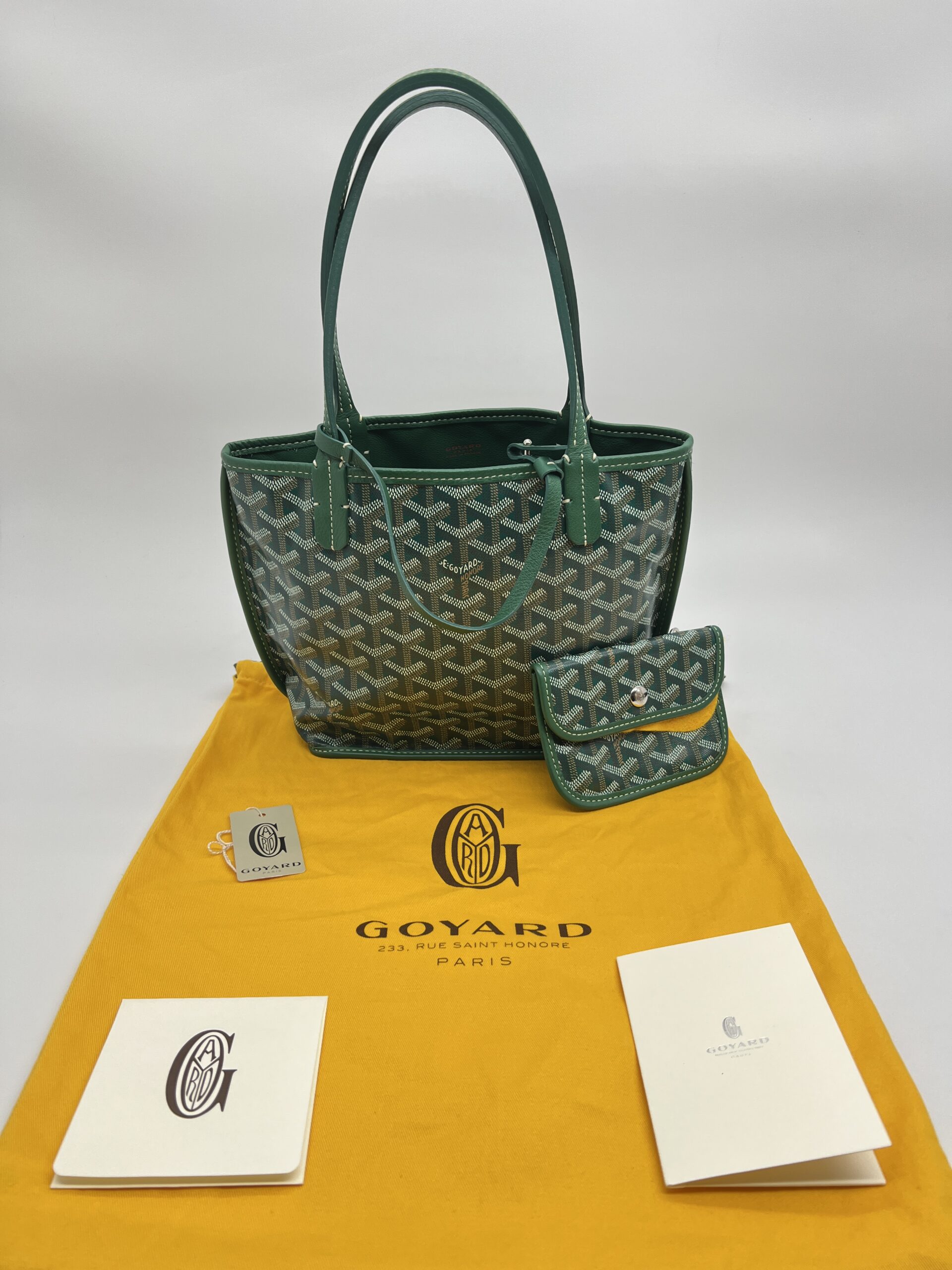Goyard Mini Anjou Goyardine Vert