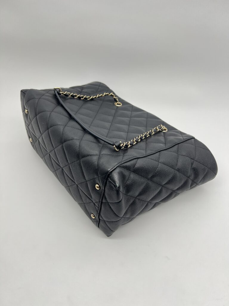 Chanel Shopping Tote Bag Cavier Black GHW