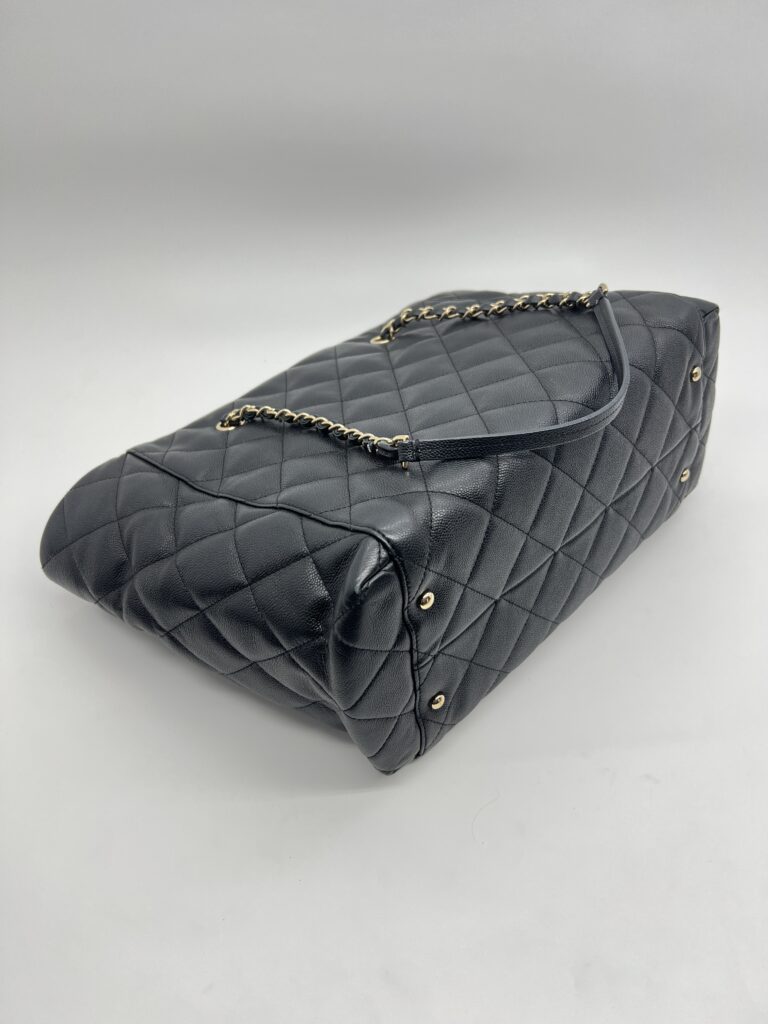 Chanel Shopping Tote Bag Cavier Black GHW