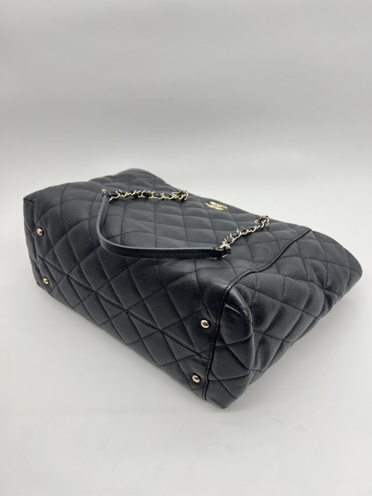 Chanel Shopping Tote Bag Cavier Black GHW