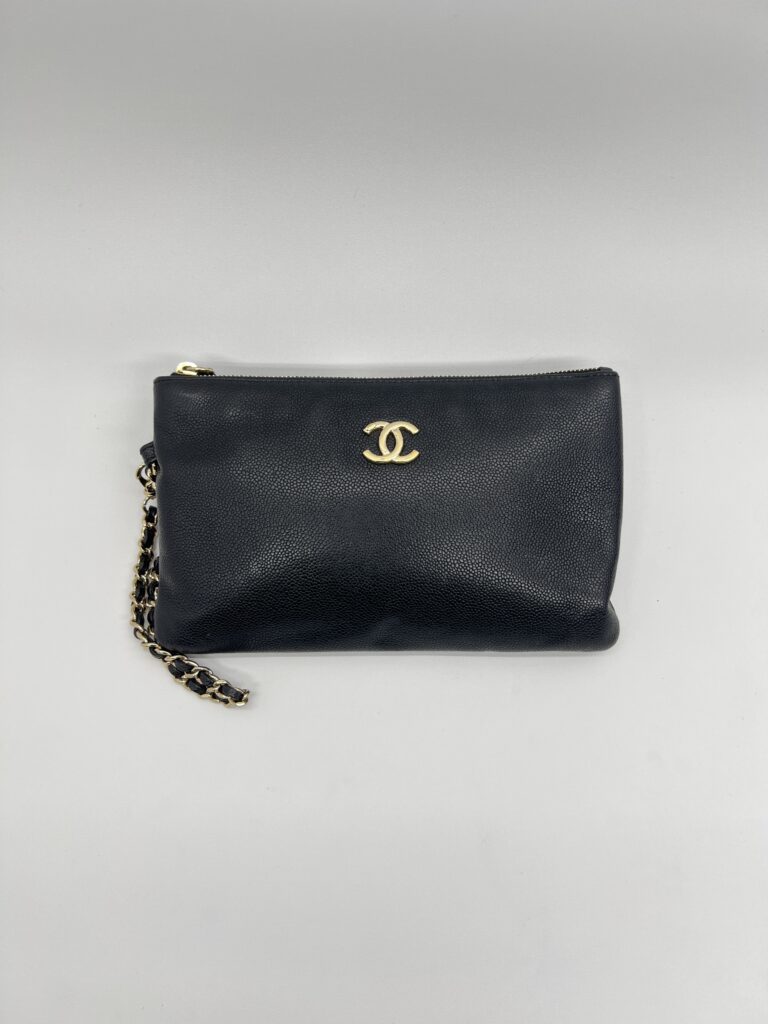 Chanel Shopping Tote Bag Cavier Black GHW