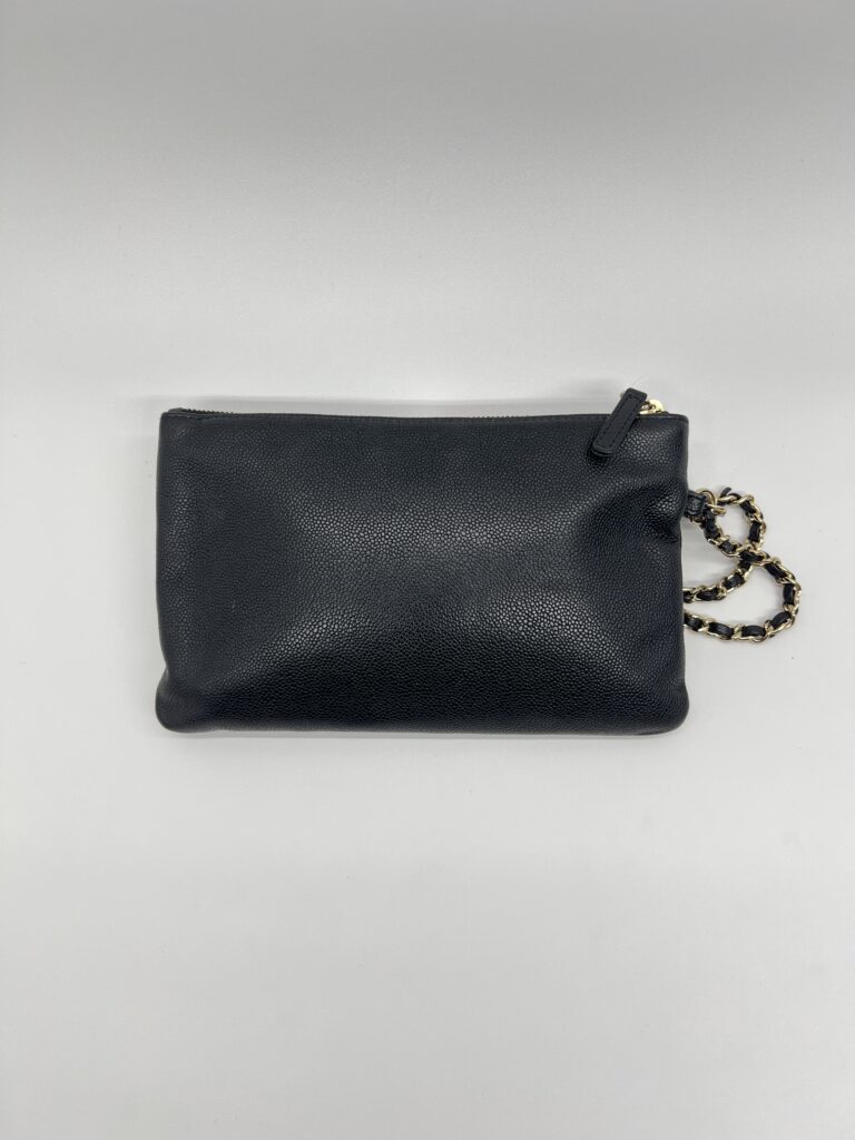 Chanel Shopping Tote Bag Cavier Black GHW
