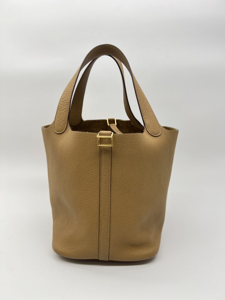 Hermes Pitcoin 22 Clemence Biscuit GHW