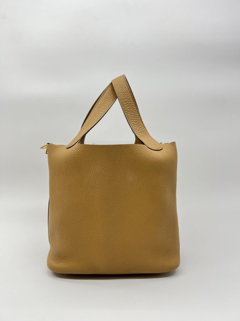 Hermes Pitcoin 22 Clemence Biscuit GHW