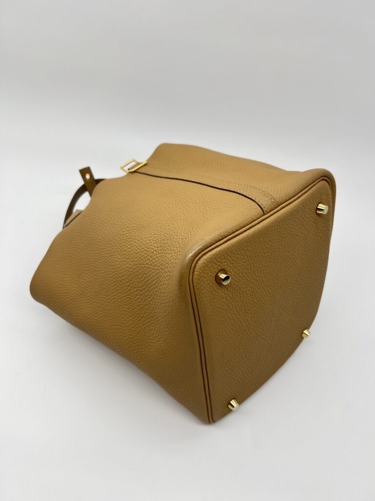 Hermes Pitcoin 22 Clemence Biscuit GHW