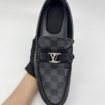 Louis Vuitton Hockenheim Moccasin Damier Graphite Black SHW