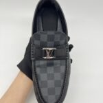 Louis Vuitton Hockenheim Moccasin Damier Graphite Black SHW
