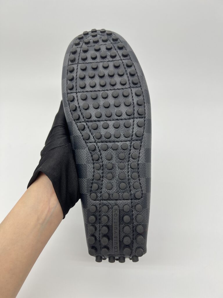 Louis Vuitton Hockenheim Moccasin Damier Graphite Black SHW