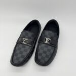 Louis Vuitton Hockenheim Moccasin Damier Graphite Black SHW