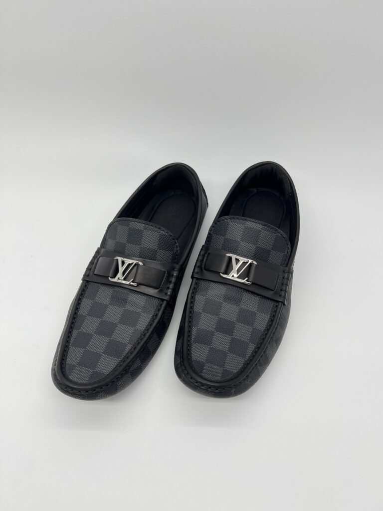 Louis Vuitton Hockenheim Moccasin Damier Graphite Black SHW