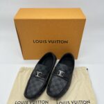 Louis Vuitton Hockenheim Moccasin Damier Graphite Black SHW