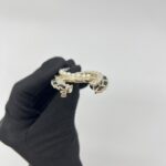 Chanel CC Crystals Pearl Leather Gold Black