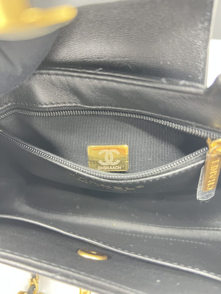 Chanel Mini Kelly Black GHW