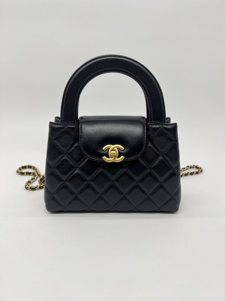Chanel Mini Kelly Black GHW