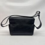 Hermes Kelly Messenger PM Evergrain Noir PHW