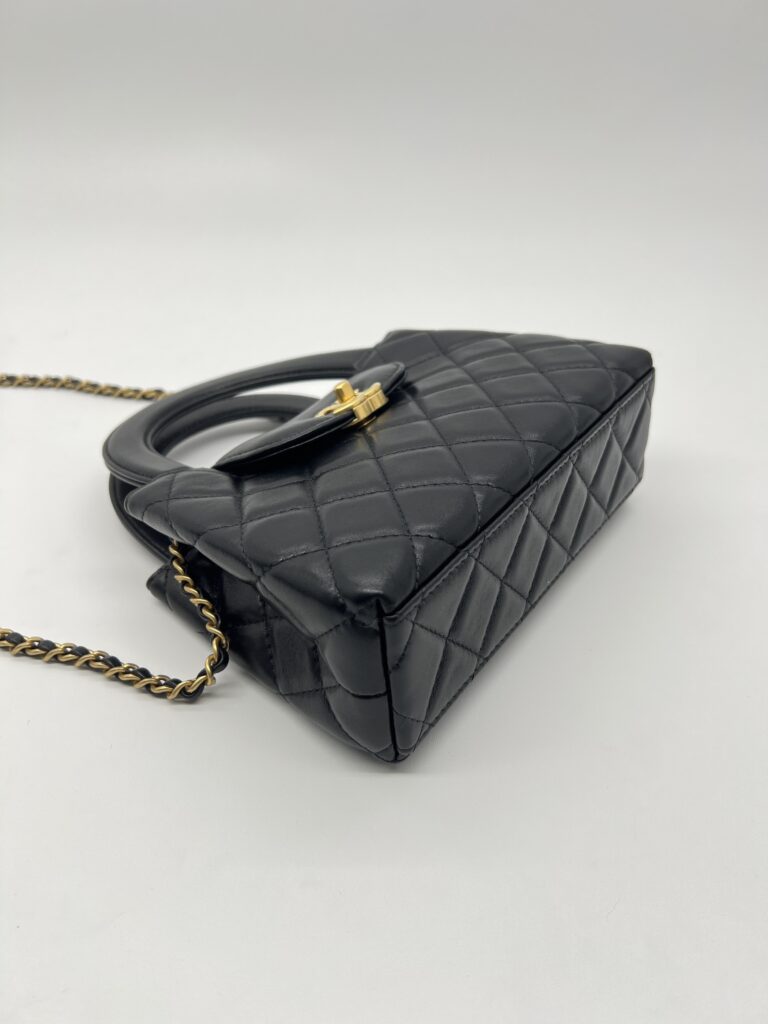 Chanel Mini Kelly Black GHW