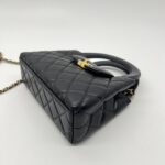 Chanel Mini Kelly Black GHW