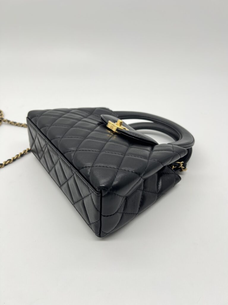 Chanel Mini Kelly Black GHW