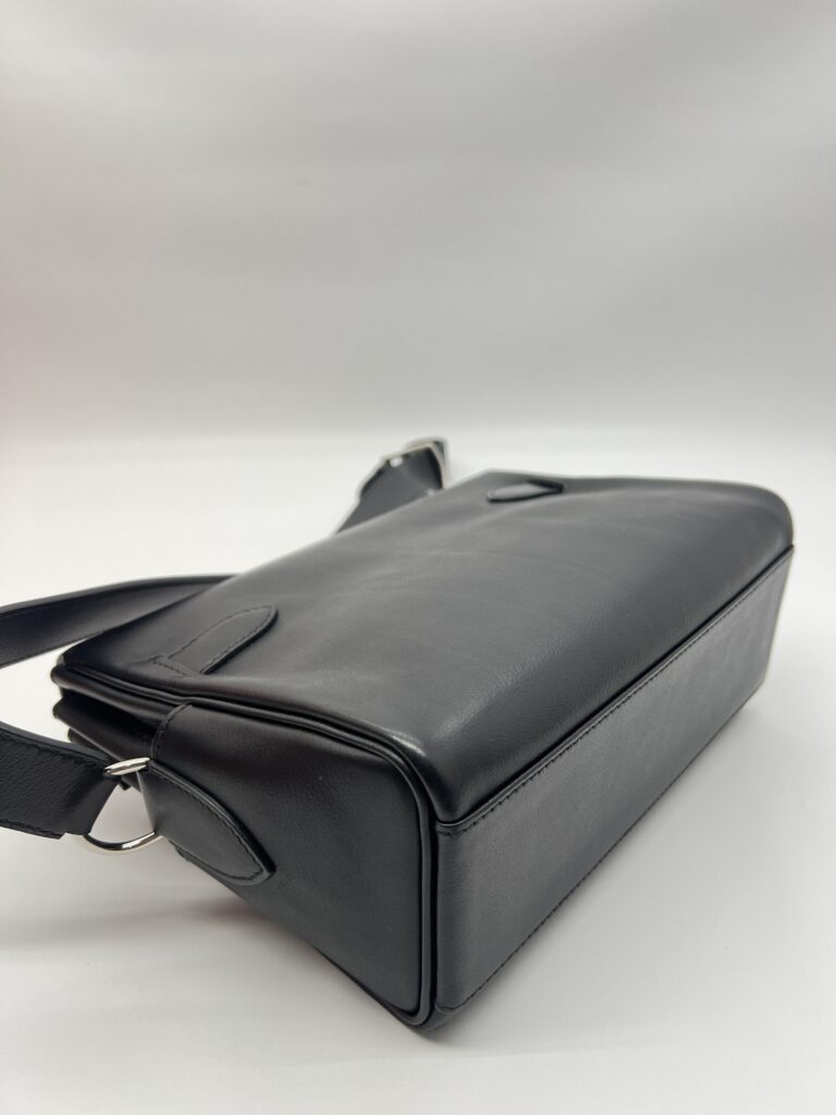 Hermes Kelly Messenger PM Evergrain Noir PHW