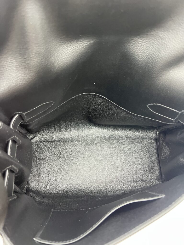 Hermes Kelly Messenger PM Evergrain Noir PHW