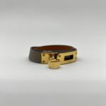 Hermes Bracelets Double Tour Kelly Etoupe GHW