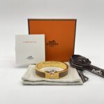 Hermes Clic H Chataigne GHW
