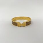 Hermes Clic H Chataigne GHW