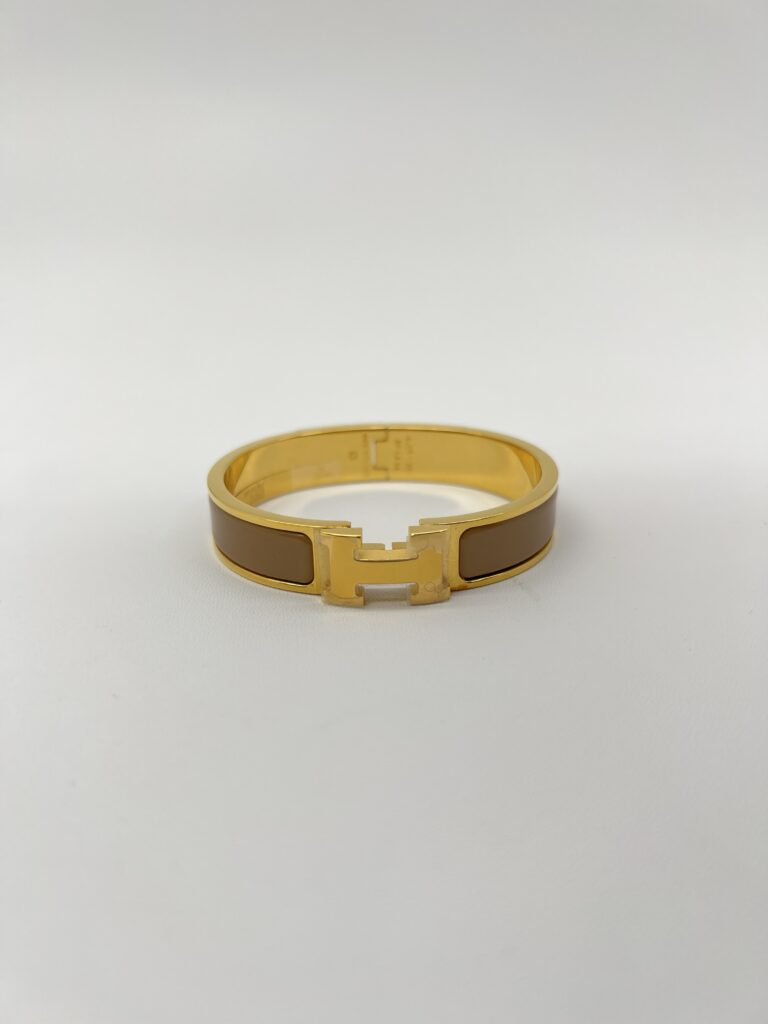 Hermes Clic H Chataigne GHW