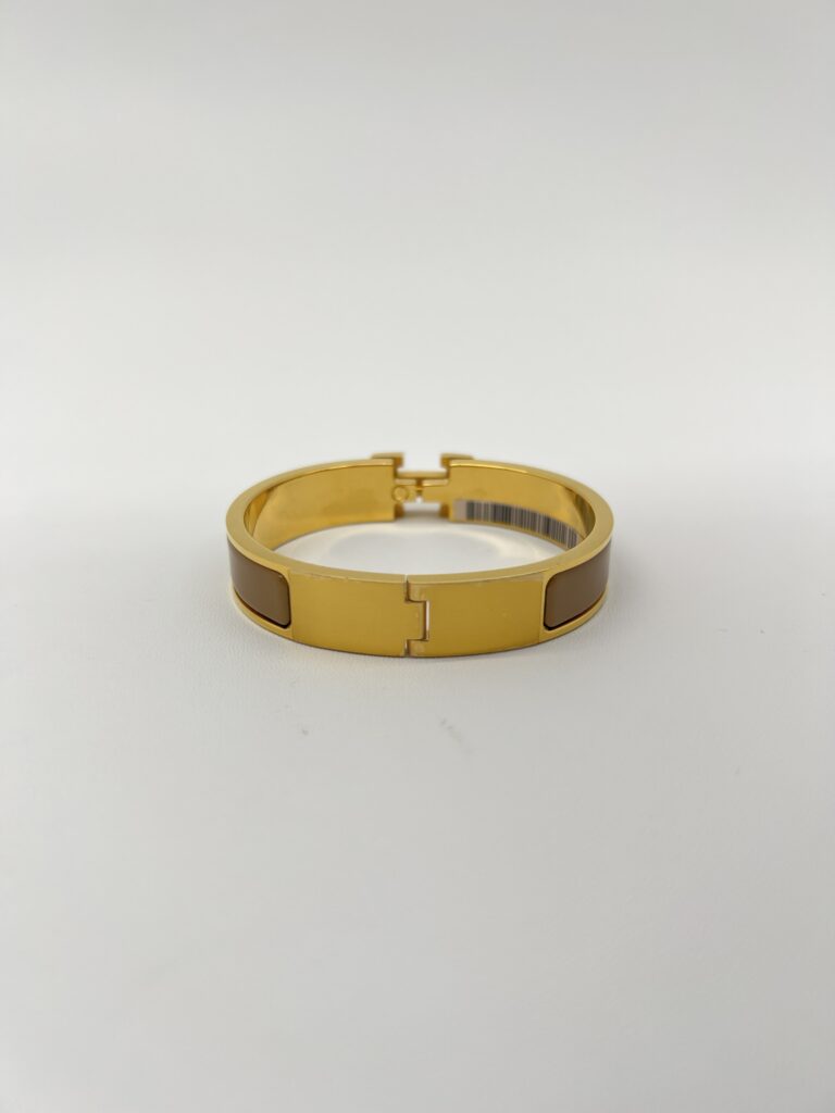Hermes Clic H Chataigne GHW