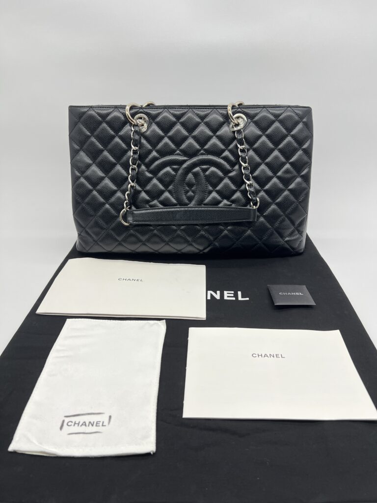 Chanel GST XL Caviar Black SHW