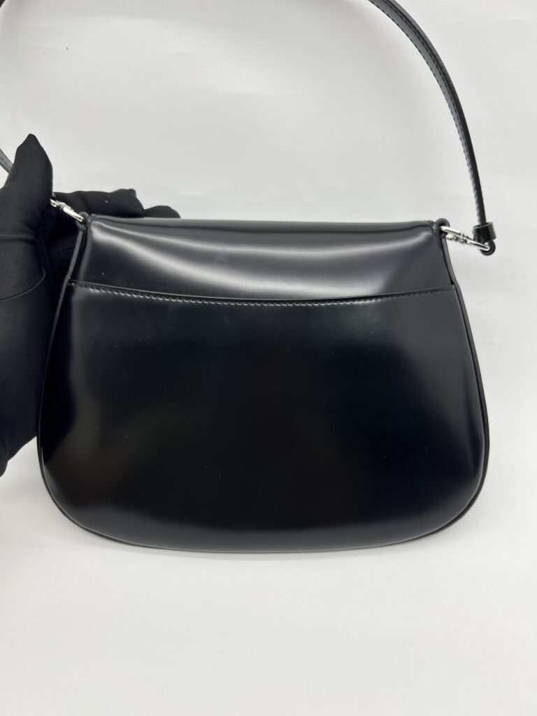 Prada Cleo Flap Shiny Black SHW