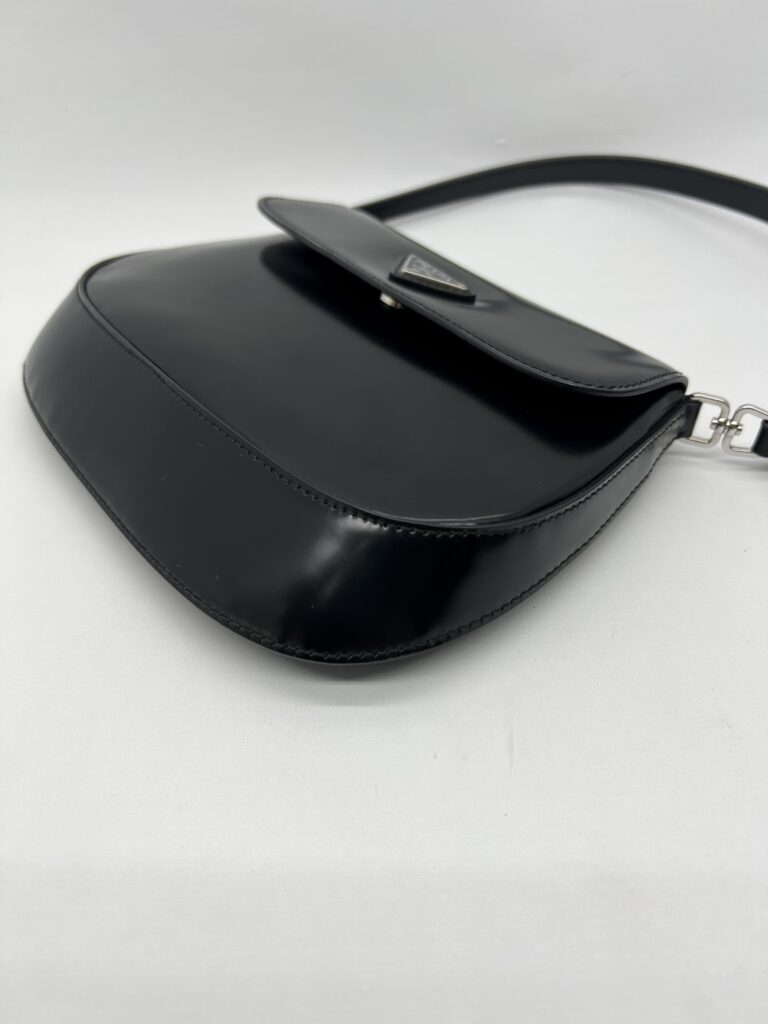 Prada Cleo Flap Shiny Black SHW
