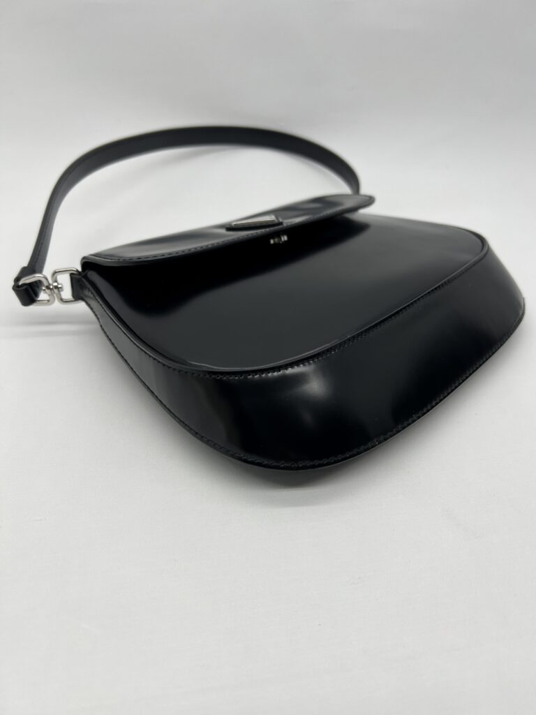Prada Cleo Flap Shiny Black SHW