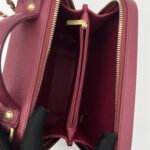 Chanel Filigree Vanity Caviar Maroon GHW