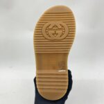 Gucci Platform Rattan Natural Navy GHW