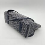 Goyard Rouette  Souple PM Goyardine Bleu Marine SHW