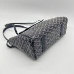 Goyard Rouette  Souple PM Goyardine Bleu Marine SHW