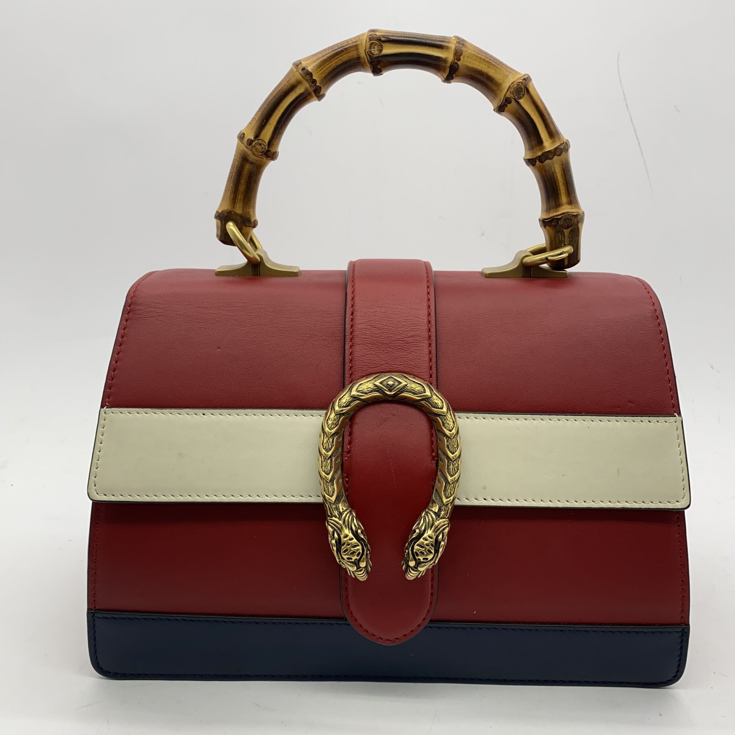 Gucci Dionysus Bamboo Red Tricolor GHW