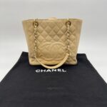 Chanel PST Caviar Beige GHW