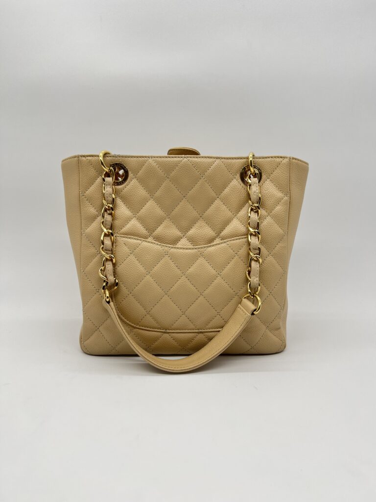 Chanel PST Caviar Beige GHW