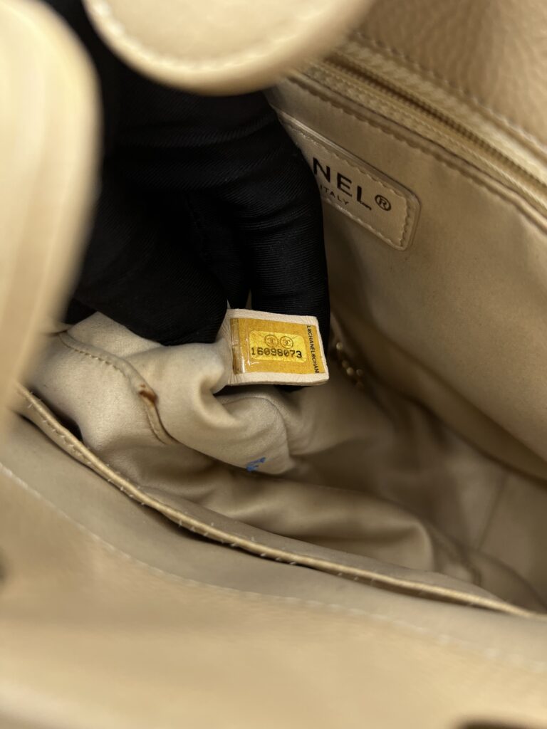 Chanel PST Caviar Beige GHW