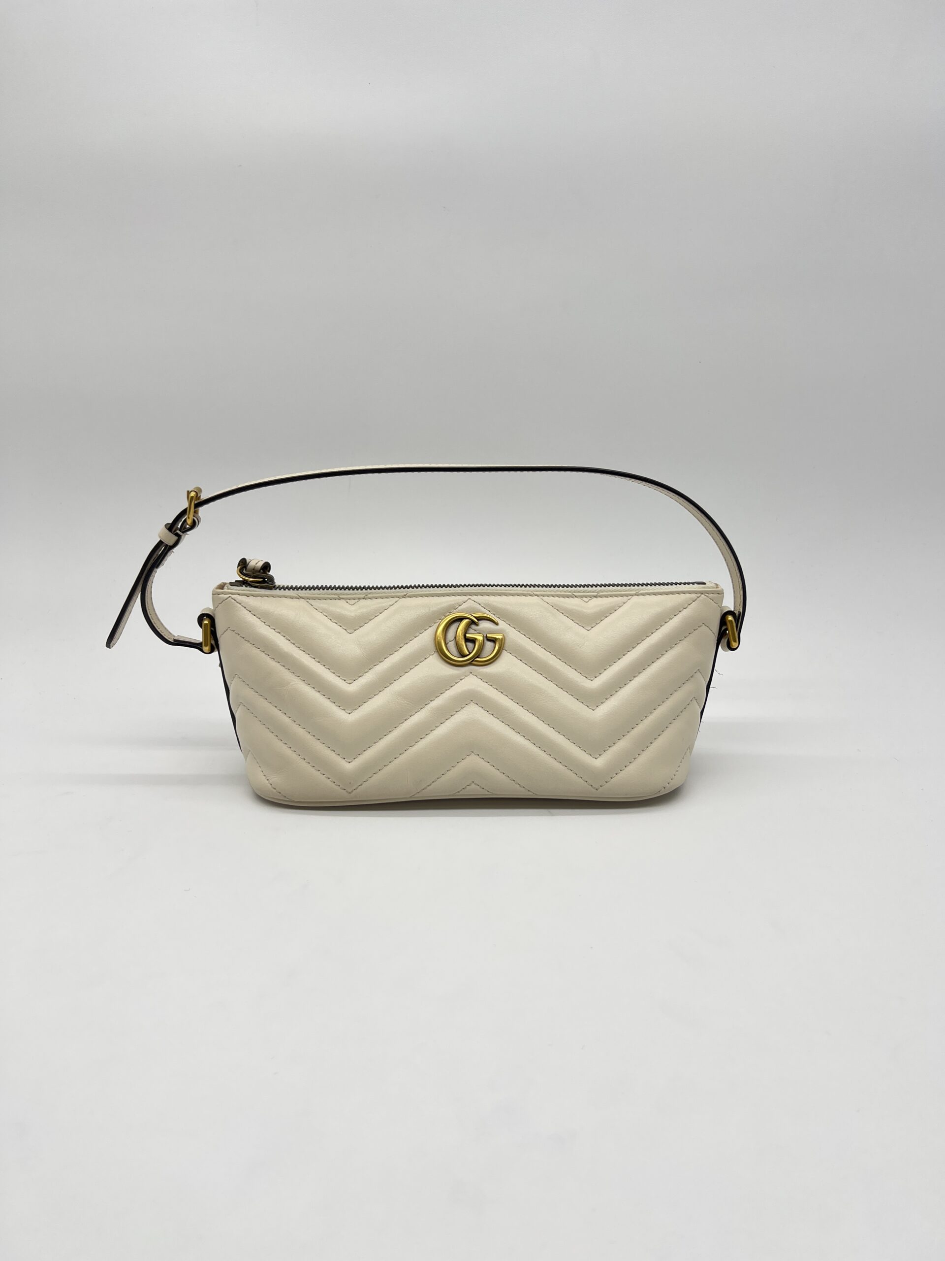Gucci Marmont Shoulder White