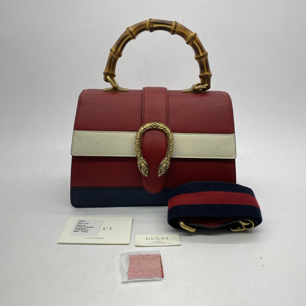 Gucci Dionysus Bamboo Red Tricolor GHW